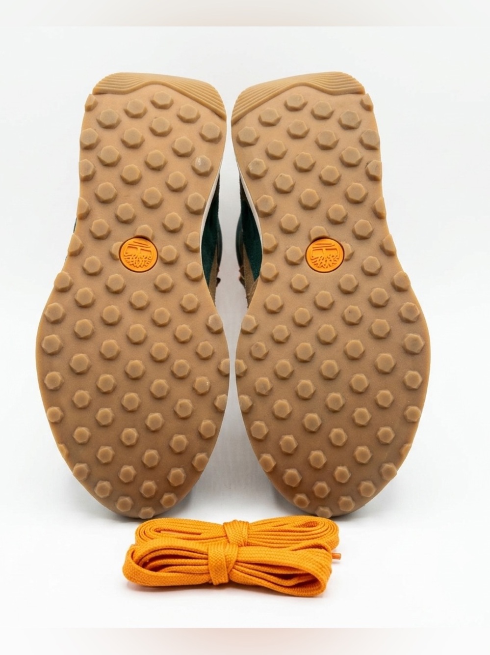Timberland Retro Swift Sherpa Suede Womens Size 8.5 Beige Orange Sneaker Boots - Picture 5 of 6